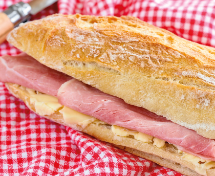 sandwich jambon paysan breton