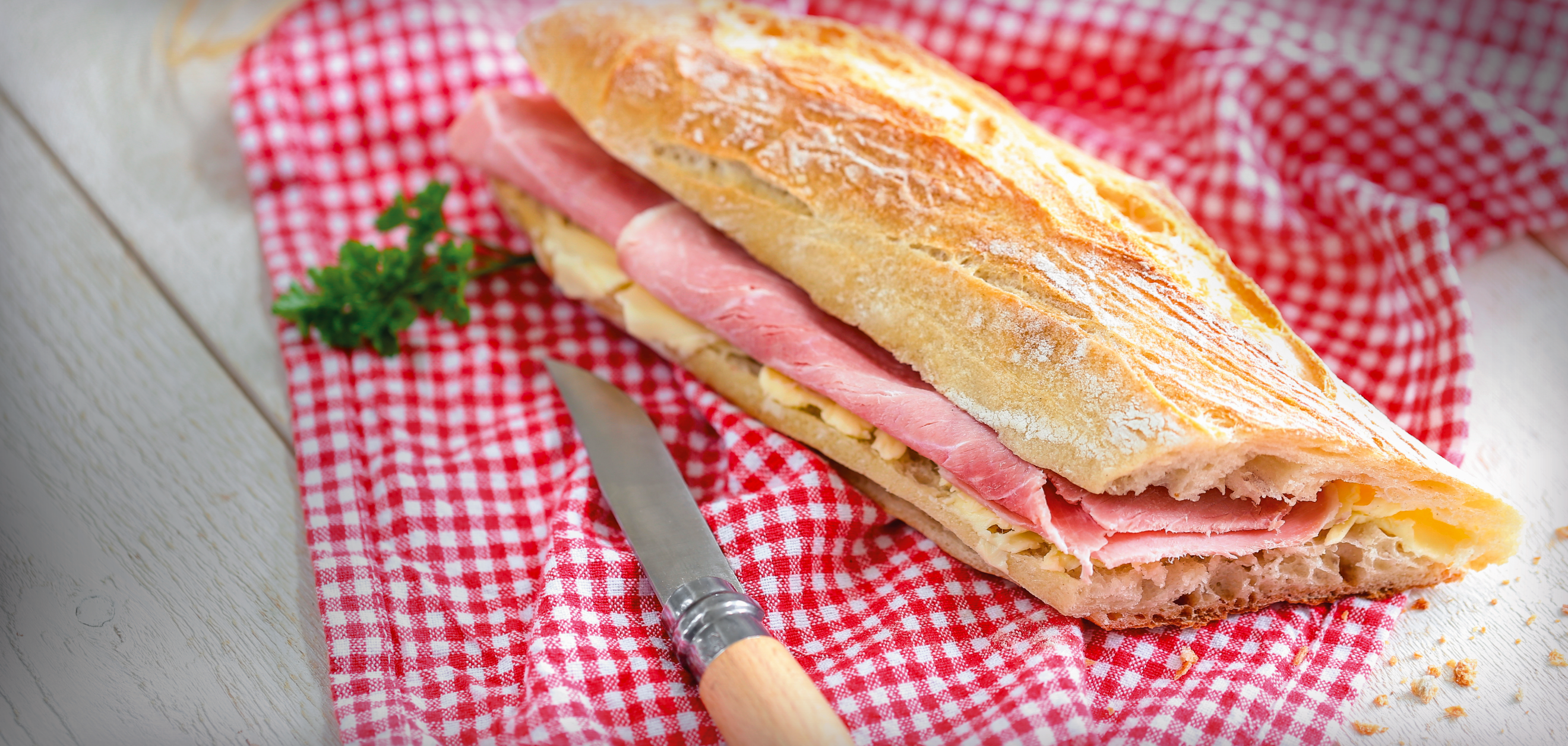 sandwich jambon beurre paysan breton